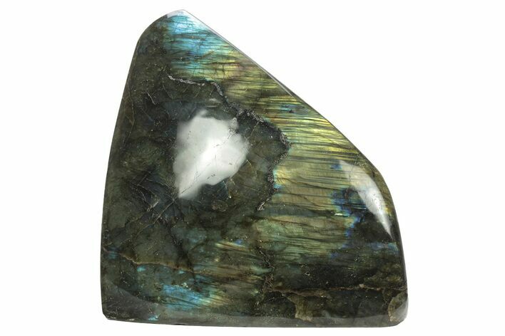 Flashy, Free-Standing Polished Labradorite - Madagascar #234390